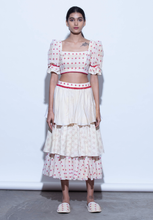 Load image into Gallery viewer, Ikat Three Tiered Skirt
