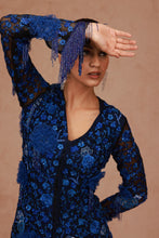 Load image into Gallery viewer, Floral Fringe Jacket Dress
