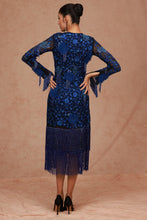 Load image into Gallery viewer, Floral Fringe Jacket Dress

