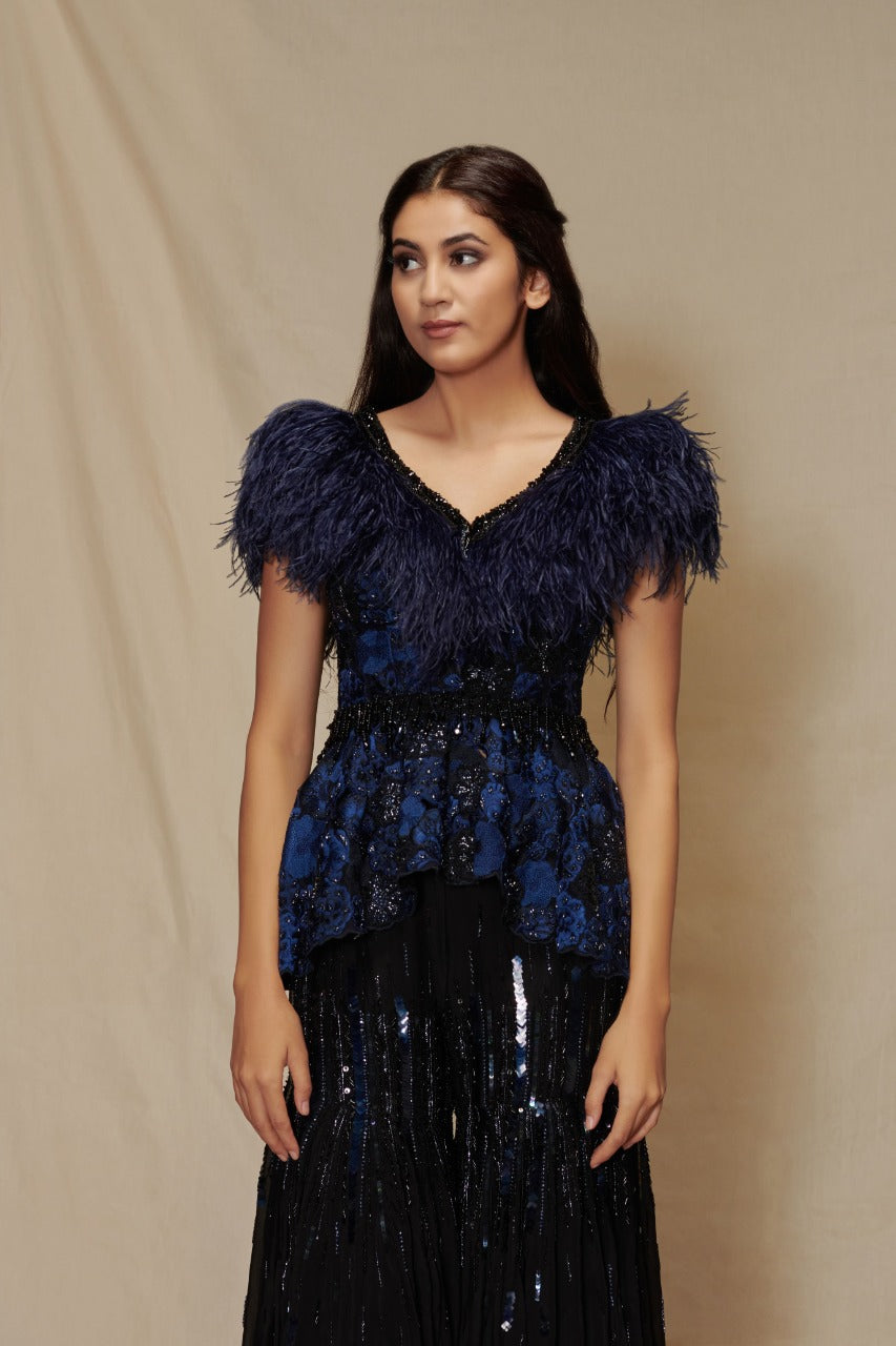 Feather Capelet