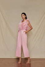 Load image into Gallery viewer, Textured Jumpsuit with Belt

